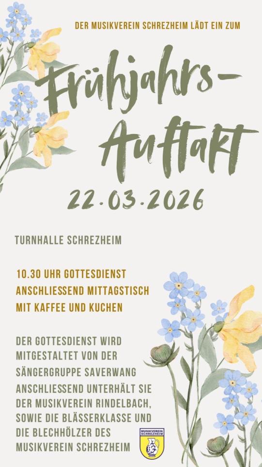 Frühjahrsauftakt 2026